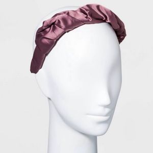A New Day satin puff headband
